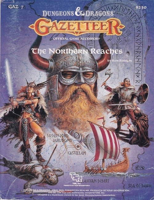 Dungeons & Dragons - Gazetteer The Northern Reaches (B Grade) (Genbrug) 